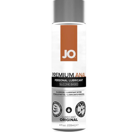 JO Premium Anal Original Silicone-Based Lubricant 4 oz.