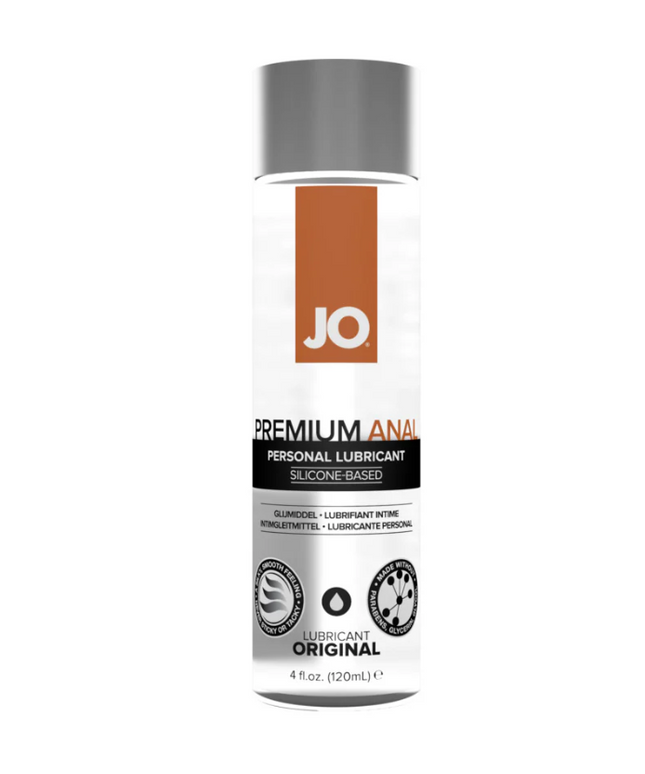 JO Premium Anal Original Silicone-Based Lubricant 4 oz.