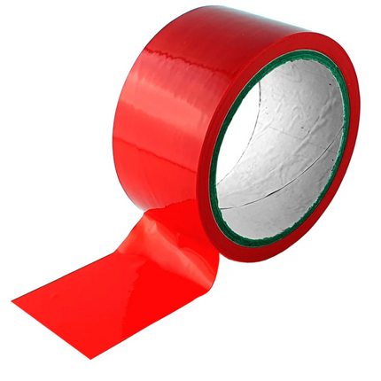 Prowler Bondage Tape Restraints Red 20m
