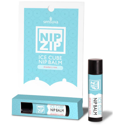 Sensuva Nip Zip Ice Cube Nipple Balm Strawberry Mint