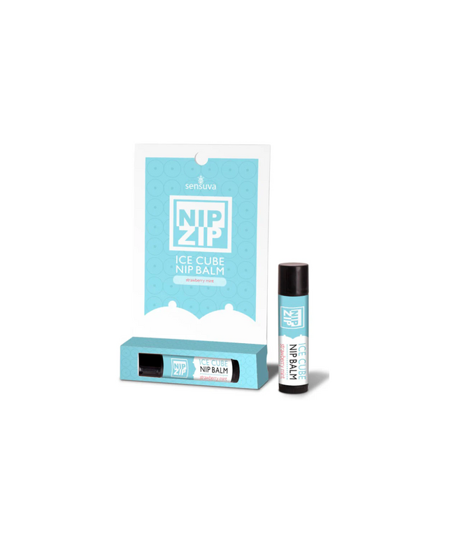 Sensuva Nip Zip Ice Cube Nipple Balm Strawberry Mint