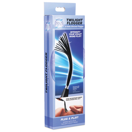 Zeus Electrosex Twilight Flogger Silicone E-Stim Wand Attachment