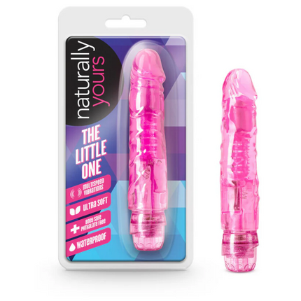 Naturally Yours The Little One Realistic 6.7 in. Vibrating Dildo Pink