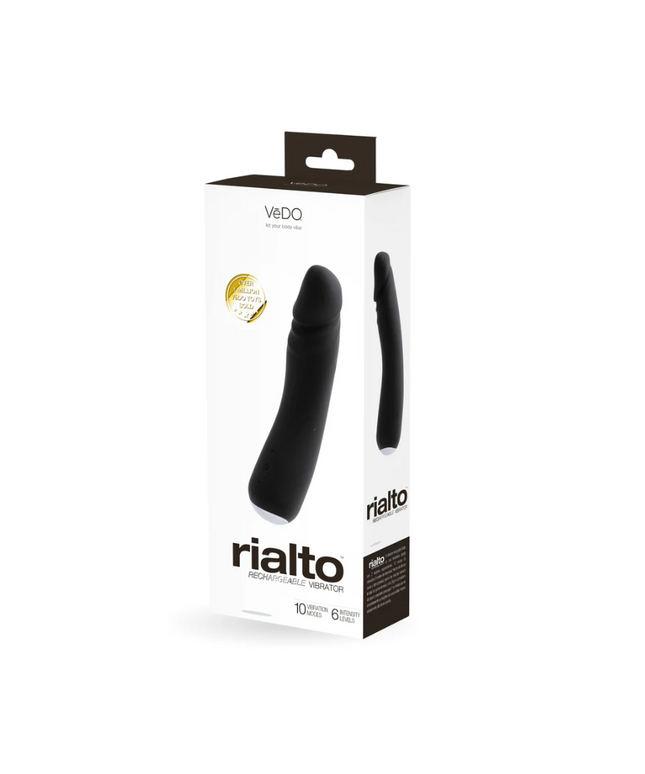 Vedo Rialto Rechargeable Vibe Black Pearl