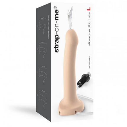 Strap-On-Me Silicone Cum Dildo Vanilla Large