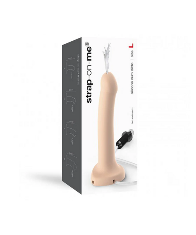 Strap-On-Me Silicone Cum Dildo Vanilla Large