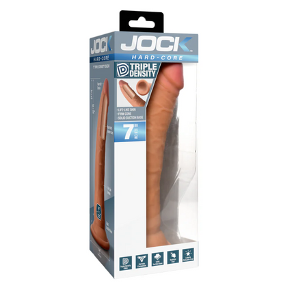 Jock Hard-Core Triple Density Dildo 7 in Medium
