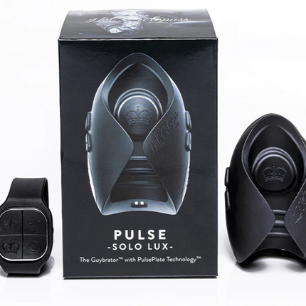 Hot Octopuss Pulse Solo Lux Rechargeable Remote-Controlled Vibrating Stroker Black