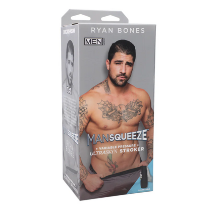 Man Squeeze- Ryan Bones - ULTRASKYN Stroker - Ass Vanilla