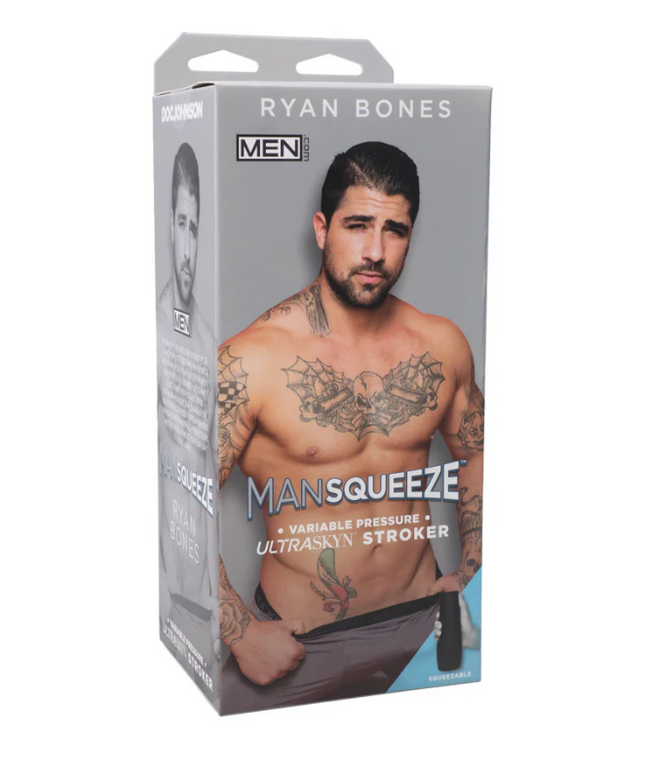 Man Squeeze- Ryan Bones - ULTRASKYN Stroker - Ass Vanilla