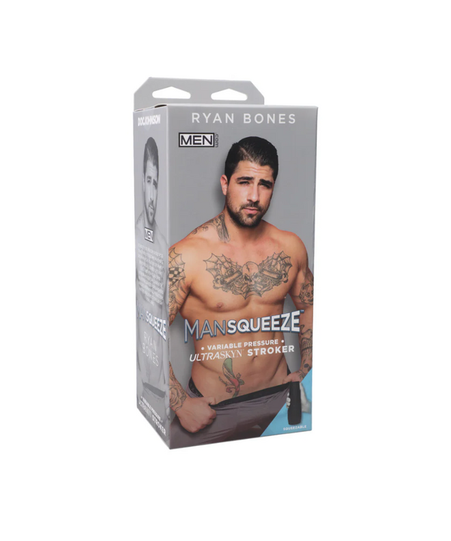 Man Squeeze- Ryan Bones - ULTRASKYN Stroker - Ass Vanilla