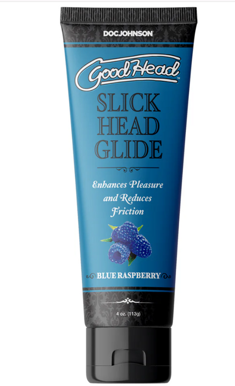 GoodHead Slick Head Glide Blue Raspberry 4 oz.
