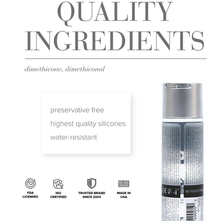 JO Premium Original Silicone-Based Lubricant 4 oz.