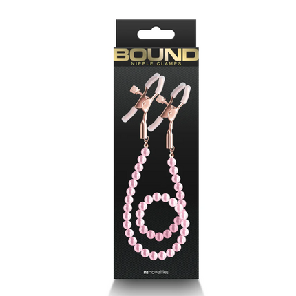 Bound Nipple Clamps DC1 Pink