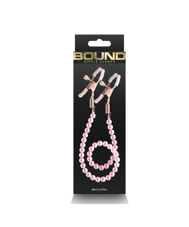 Bound Nipple Clamps DC1 Pink
