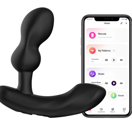 Lovense Edge 2 Bluetooth Remote-Controlled Adjustable Prostate Massager