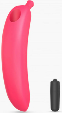 Love to Love Oh Oui Silicone Banana Vibrator Pink