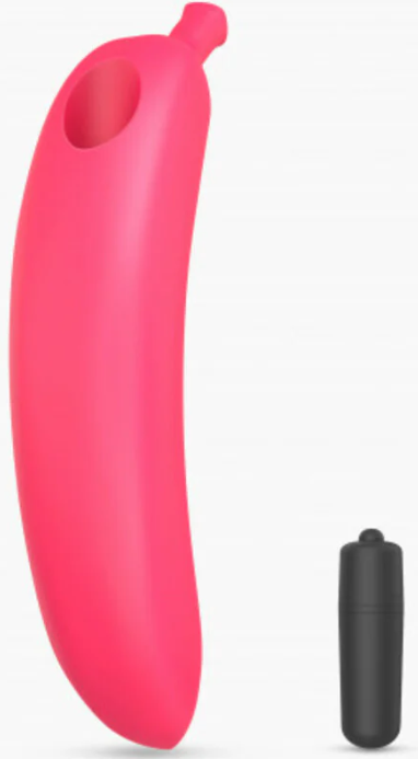 Love to Love Oh Oui Silicone Banana Vibrator Pink
