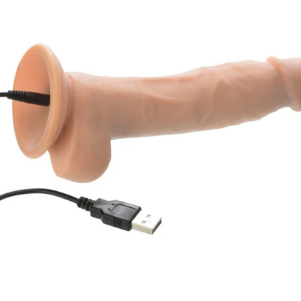 Adam & Eve Adam's True Feel Rechargeable Dildo with Remote Control