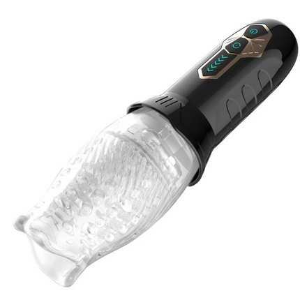 Adam & Eve Adam's Gawk Gawk Rotating & Vibrating Masturbator