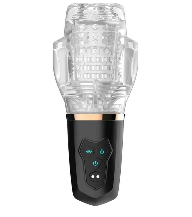 Adam & Eve Adam's Gawk Gawk 2.0 Sucking & Vibrating Sleeve