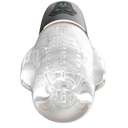 Adam & Eve Adam's Gawk Gawk 2.0 Sucking & Vibrating Sleeve