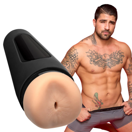 Man Squeeze- Ryan Bones - ULTRASKYN Stroker - Ass Vanilla