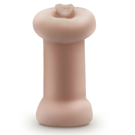 M for Men Soft + Wet Double Trouble Glow in the Dark Self-Lubricating Stroker Beige