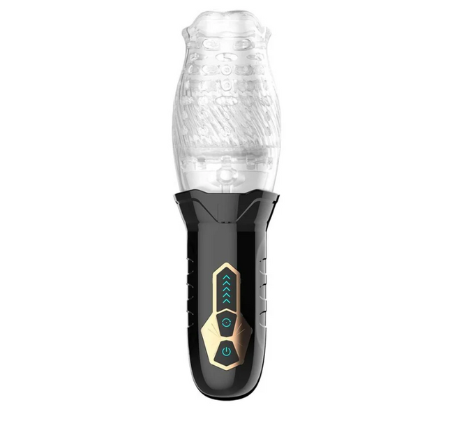 Adam & Eve Adam's Gawk Gawk Rotating & Vibrating Masturbator